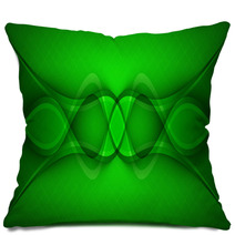 Abstract Green Background. Vector Pillows 65567902
