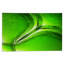 Abstract Green Background. Vector Rugs 69337470
