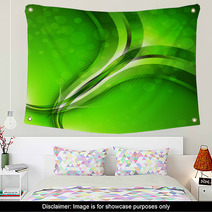 Abstract Green Background. Vector Wall Art 69337470