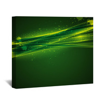 Abstract Green Background Wall Art 50470766