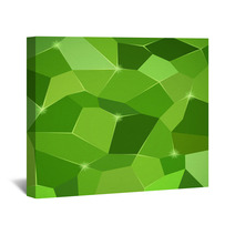 Abstract Green Background Wall Art 71740787