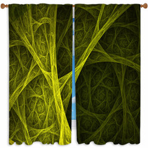 Abstract Green Background Window Curtains 64760322