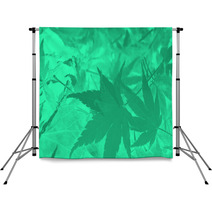 Abstract Green Leaf Background. Backdrops 36587318