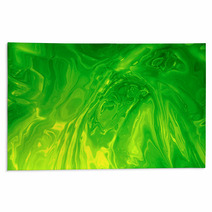 Abstract Green Plasma Background - Computer Generated. Rugs 69069106