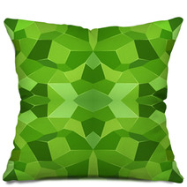 Abstract Green Seamless Pattern Pillows 71740814