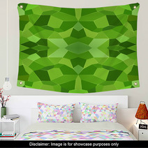 Abstract Green Seamless Pattern Wall Art 71740814