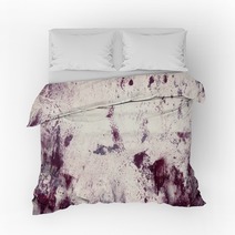 Abstract Hand Drawn Background In Purple Tones Bedding 307789449