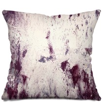 Abstract Hand Drawn Background In Purple Tones Pillows 307789449