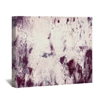 Abstract Hand Drawn Background In Purple Tones Wall Art 307789449