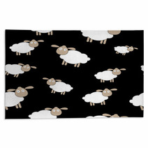 Abstract Lamb Seamless Pattern Background Vector Illustration Rugs 57203223