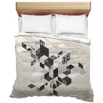 Abstract Modern Geometric Background Bedding 115050877