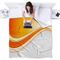 Abstract Orange Background Blankets 54926811