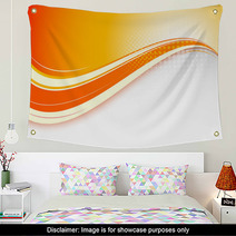 Abstract Orange Background Wall Art 54926811
