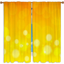 Abstract Orange Background Window Curtains 55593853