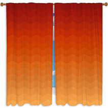 Abstract Orange Background Window Curtains 69810234
