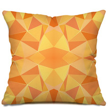 Abstract Orange Seamless Pattern Pillows 71740827