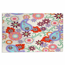 Abstract Paisley Seamless Background Rugs 63819064