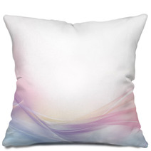Abstract Pastel Pink And White Background Pillows 56952314