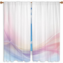 Abstract Pastel Pink And White Background Window Curtains 56952314