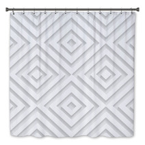 Abstract Pattern In Light Grey Colors. Bath Decor 66644131