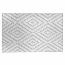 Abstract Pattern In Light Grey Colors. Rugs 66644131