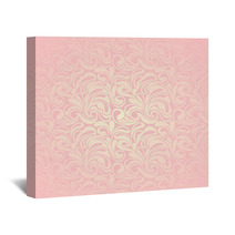 Abstract Pink Seamless Pattern. Vector Illustration. Wall Art 64158186