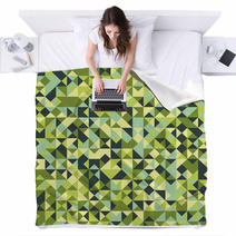 Abstract Pixel Background Blankets 67327618