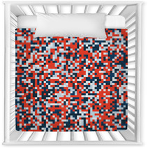 Abstract Pixel Background Nursery Decor 63383015