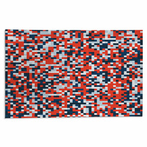 Abstract Pixel Background Rugs 63383015