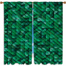 Abstract Pixel Background Window Curtains 69660758