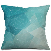 Abstract Polygonal Background Vector Pillows 64528007