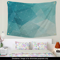 Abstract Polygonal Background Vector Wall Art 64528007