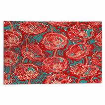 Abstract Poppies Rugs 51616143