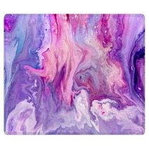 Abstract Purple Paint Background With Marble Pattern Rugs 115987435