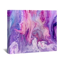 Abstract Purple Paint Background With Marble Pattern Wall Art 115987435