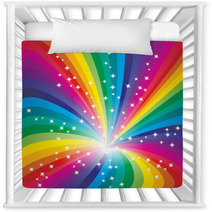 Abstract Rainbow Background Nursery Decor 17289030