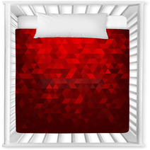 Abstract Red Mosaic Background Nursery Decor 53193886