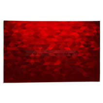 Abstract Red Mosaic Background Rugs 53193886