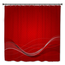 Abstract Red Texture Background Bath Decor 64368419