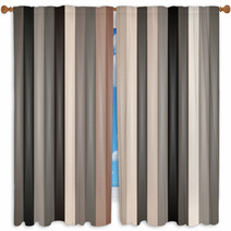 Abstract Retro Vector Striped Background Window Curtains 56900161