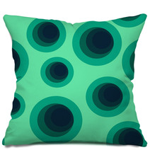 Abstract Seamless Backgrounds With Circles. Vector Illustration Pillows 62981284