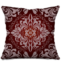 Abstract Seamless Floral Pattern Pillows 23110245