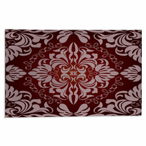 Abstract Seamless Floral Pattern Rugs 23110245