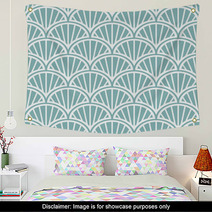 Abstract Seamless Pattern Wall Art 69185332