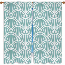 Abstract Seamless Pattern Window Curtains 69185332