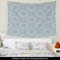 Abstract Seamless Polka Dot Pattern Wall Art 64996821