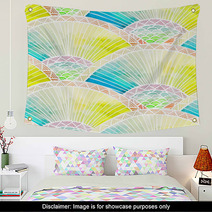 Abstract Seamless Watercolor Pattern Wall Art 67412299