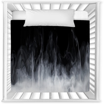 Abstract Smoke In Dark Background Nursery Decor 162604836