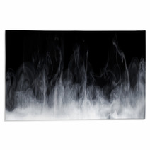 Abstract Smoke In Dark Background Rugs 162604836