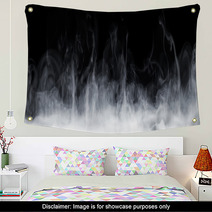 Abstract Smoke In Dark Background Wall Art 162604836